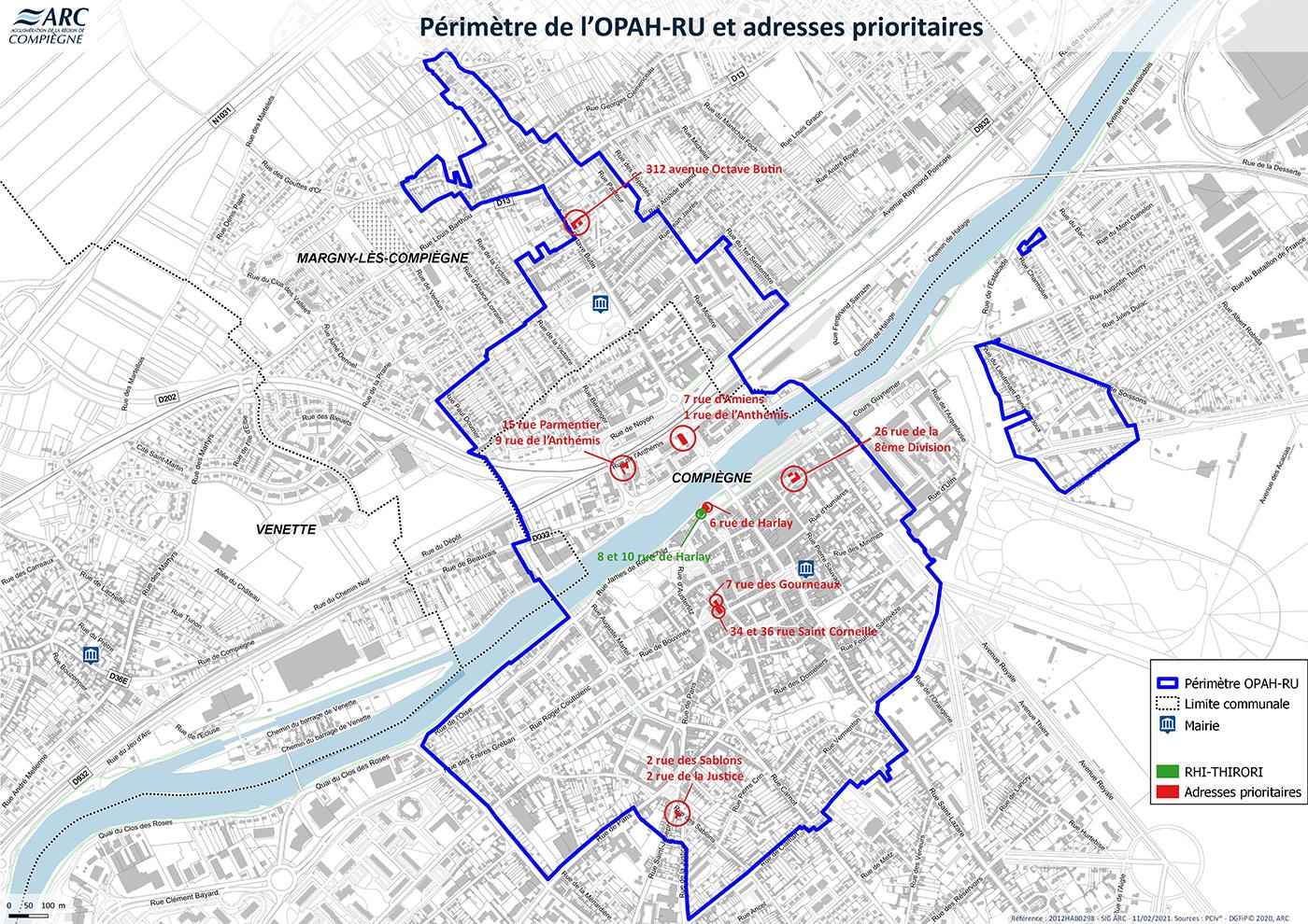 Découvrez le périmètre de l'OPAH RU et les adresses prioritaires