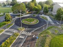 Image de l'aménagement du rond-point de Bury Saint Edmunds